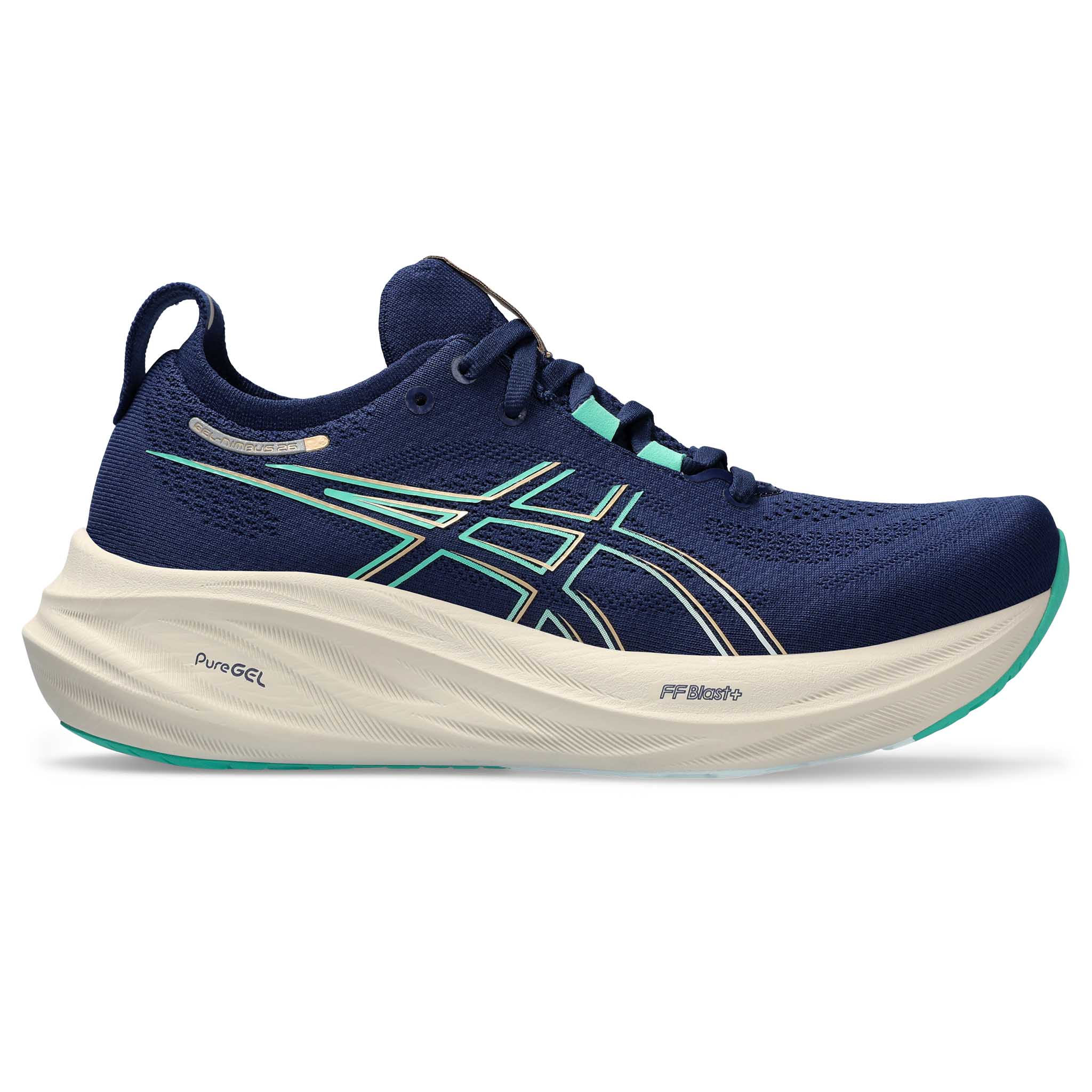 Asics Women s Gel Nimbus 26 Light Celadon Safety Yellow 7 B