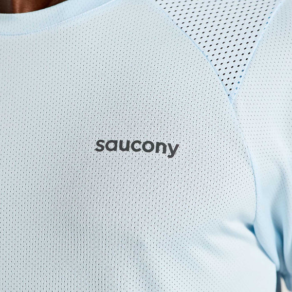 Saucony t store shirts mens silver