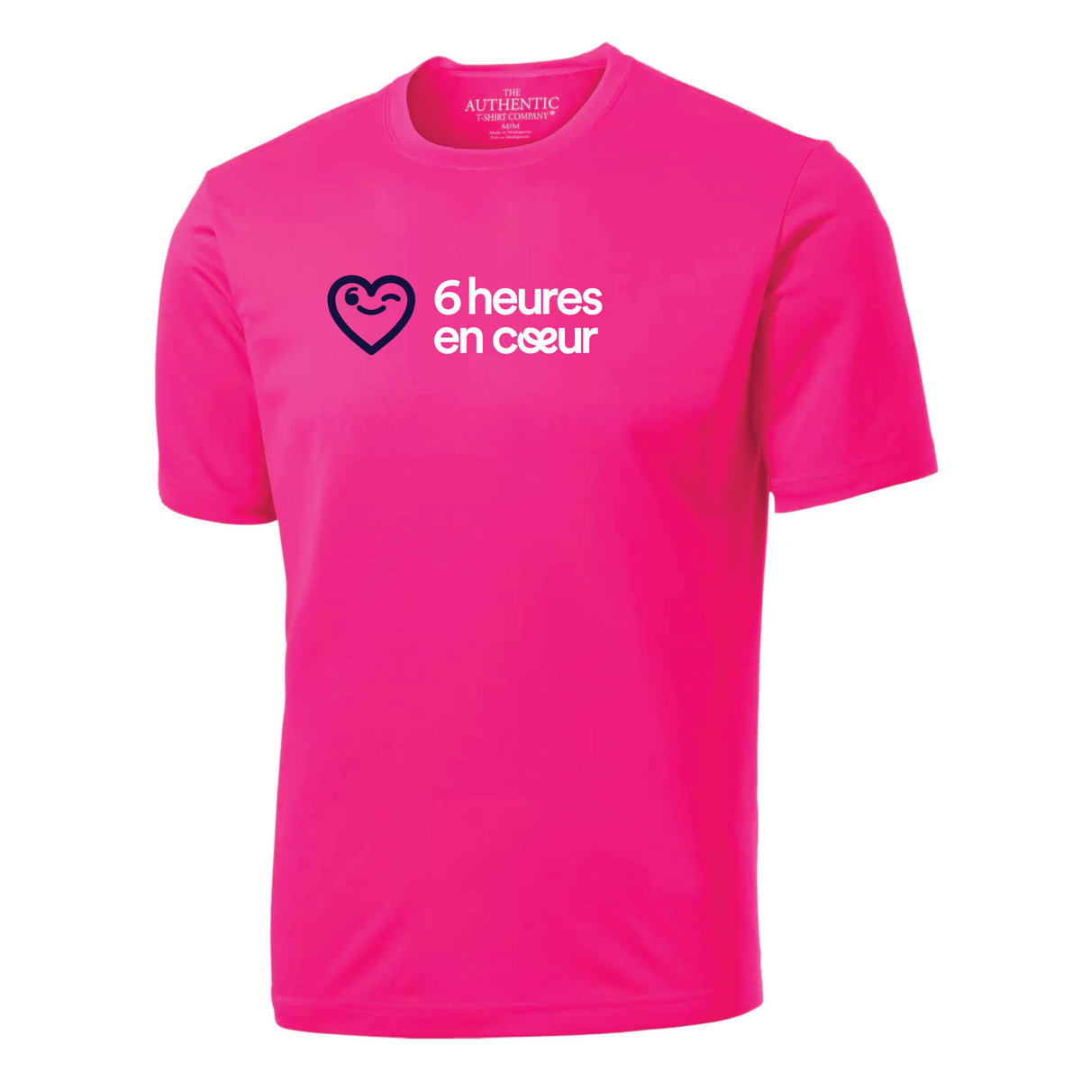 T Shirt Course Pour Homme 6h En Coeur Fondation En Cœur Soccer