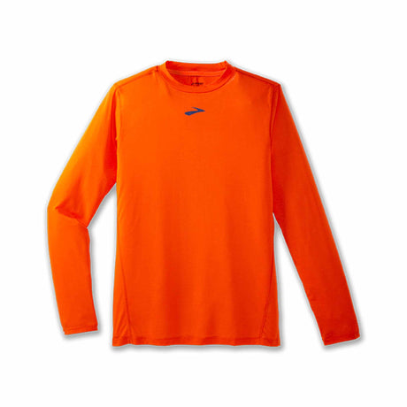 Brooks High Point Long Sleeve t-shirt de course à manches longues pour homme - Bright Orange