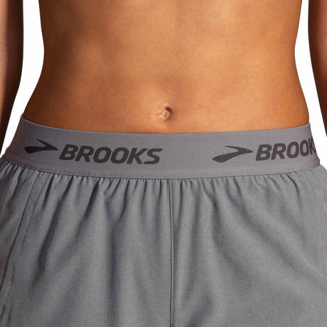 Brooks Chaser 3-inch shorts de course à pied pour femme - Heather Charcoal