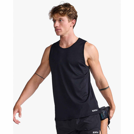 2XU Aero Tank débardeur de course à pied pour homme - Noir