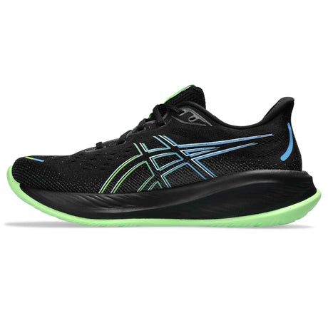 ASICS Gel Cumulus 26 chaussures de course à pied homme lateral -Black/Electric Lime