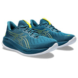 ASICS Gel Cumulus 26 chaussures de course à pied homme paire -Evening Teal/Bright Yellow