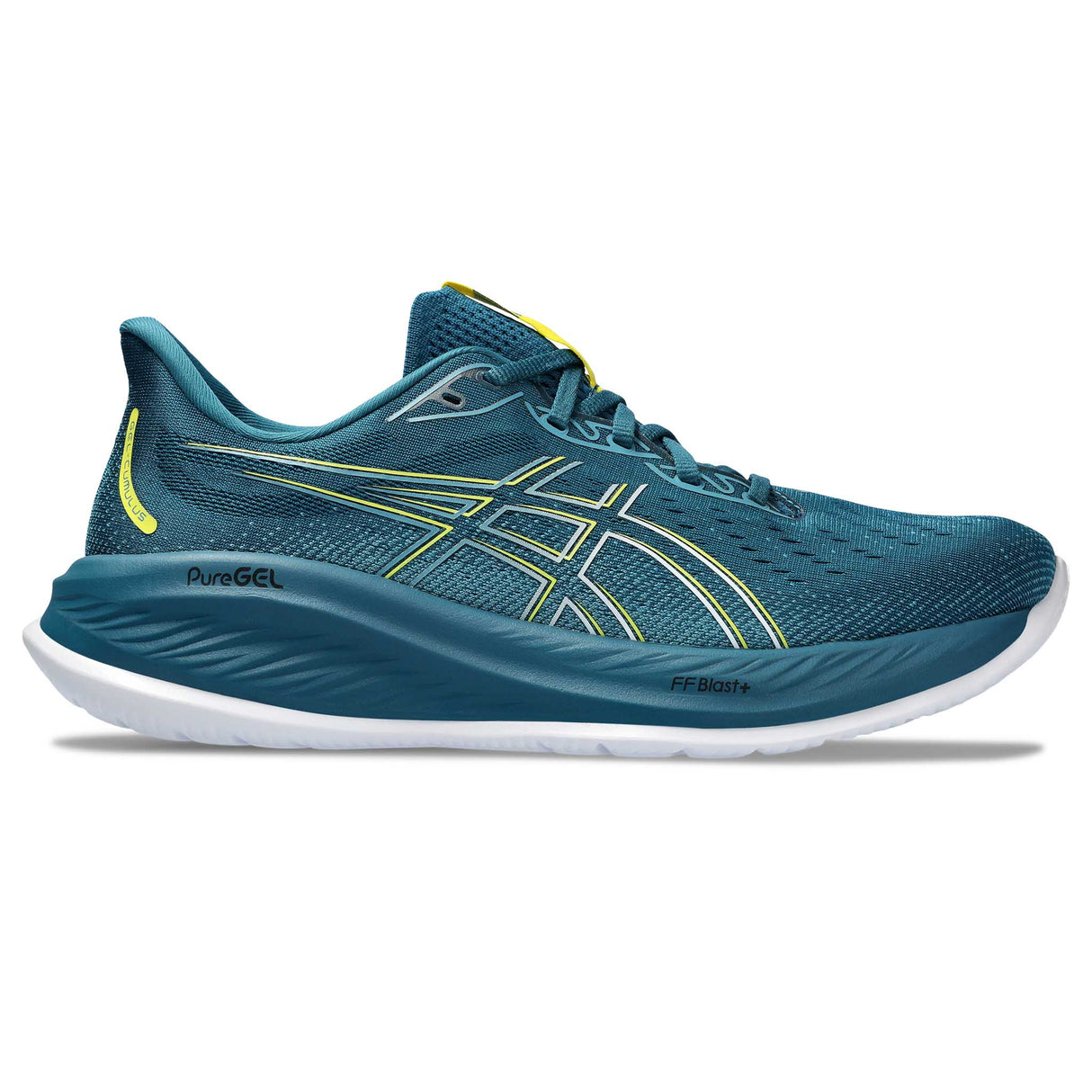 ASICS Gel Cumulus 26 chaussures de course à pied homme -Evening Teal/Bright Yellow