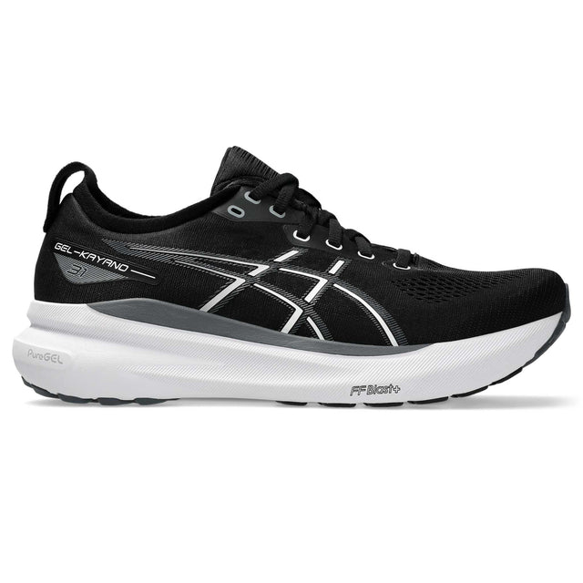 ASICS Gel-Kayano 31 souliers de course homme - noir / blanc