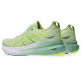 ASICS Gel-Kayano 31 souliers de course femme lateral paire - Cool Matcha / Light Celadon