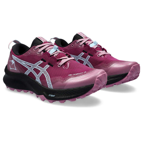 ASICS Gel-Trabuco 12 souliers de course sur sentier femme paire- Blackberry / Light Blue