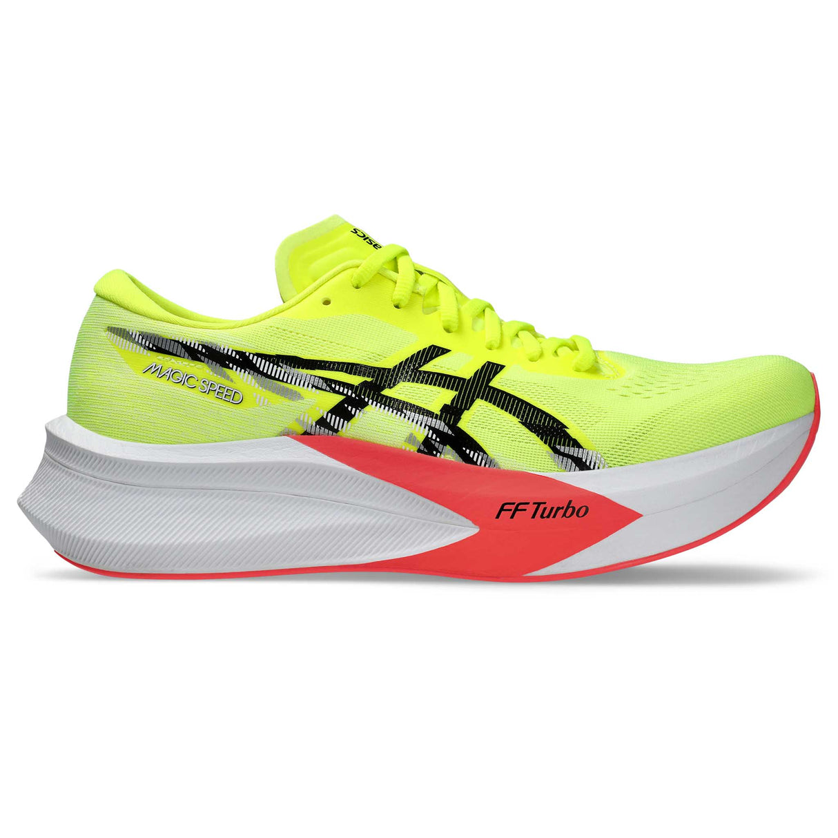 ASICS Magic Speed 4 souliers de course homme - Safety Yellow / Black