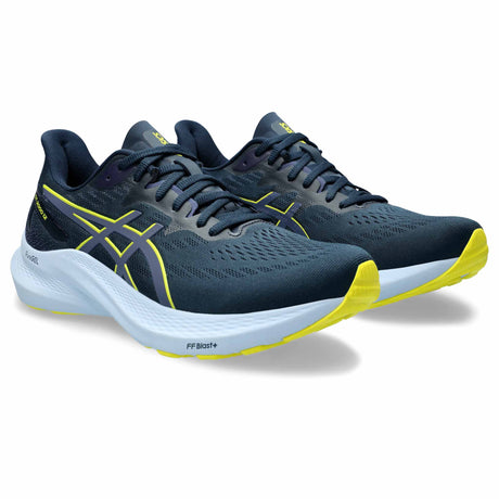 ASICS GT-2000 12 chaussures de course à pied pour homme - French Blue / Bright Yellow