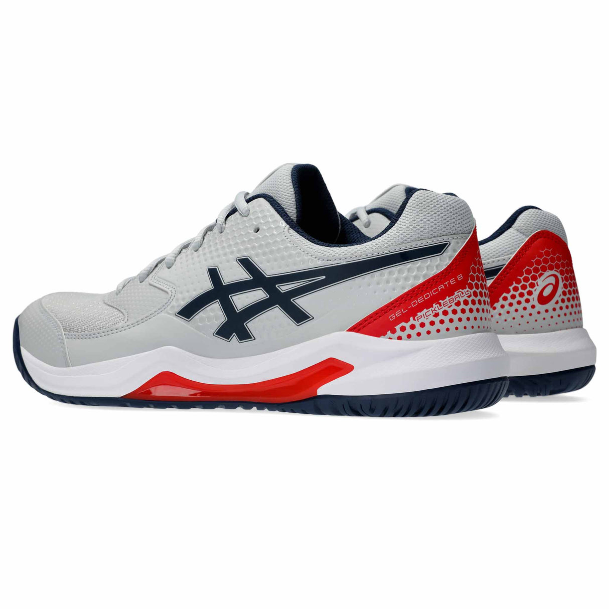 Asics Gel-Dedicate 8 Men Pickleball Shoes - Concrete / Night Sky