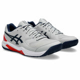 Asics Gel-Dedicate 8 Men Pickleball Shoes - Concrete / Night Sky