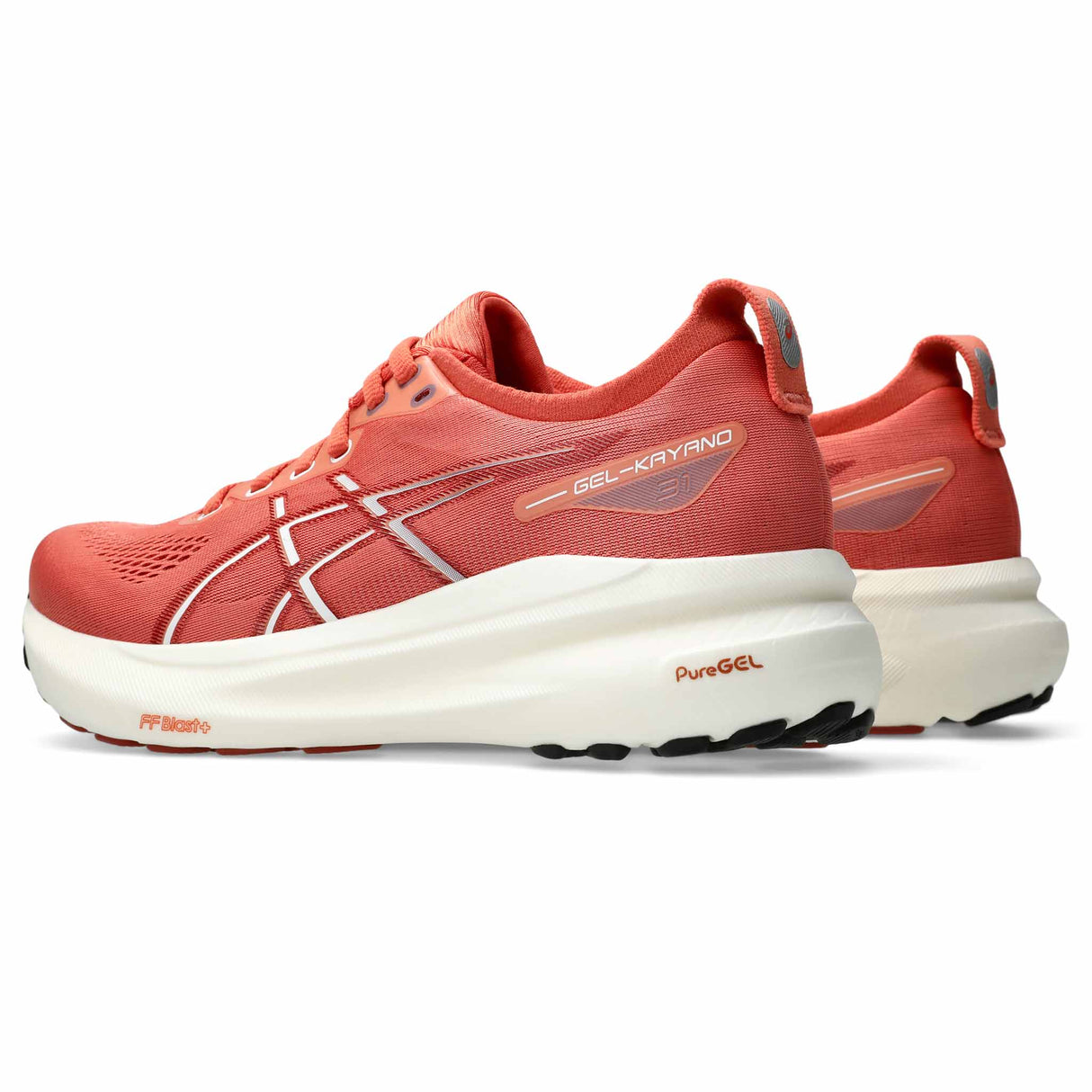 Asics Gel Kayano 31 Women's Running Shoes - Desert Red / White