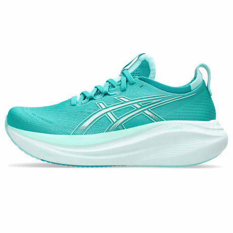 Asics Gel-Nimbus 27 Women's Running Shoes - Wave Teal / Illuminate Mint