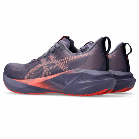 Asics Novablast 5 Men's Running Shoes - Greyish Purple / Coral Reef