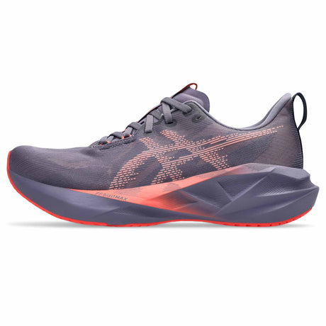 Asics Novablast 5 Men's Running Shoes - Greyish Purple / Coral Reef