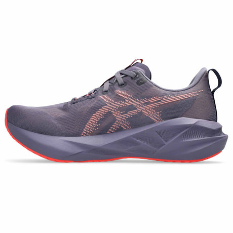 Asics Novablast 5 Men's Running Shoes - Greyish Purple / Coral Reef