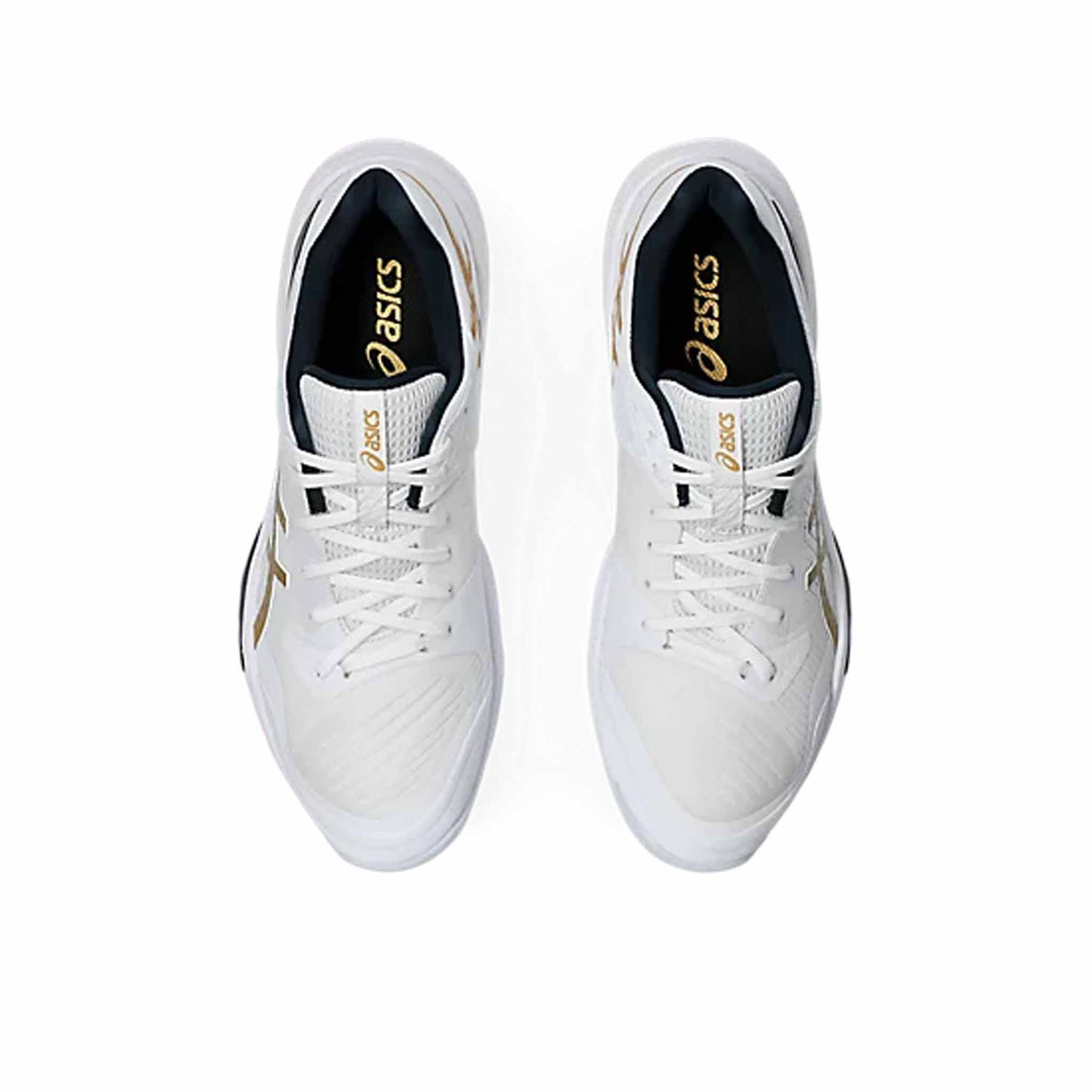 Asics Sky Elite FF 3 Men Volleyball Shoes - White / Pure Gold