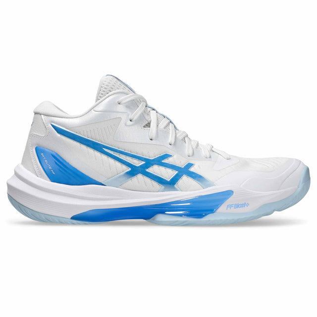 Asics Sky Elite FF MT 3 Women's Volleyball Shoes - White / Blue Coast