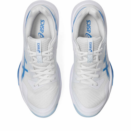 Asics Sky Elite FF Women's Volleyball Shoes - White / Blue Coast