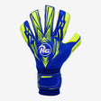 RG Goalkeeper Gloves Bacan Replica gants de gardien de but de soccer - Bleu / Jaune Néon