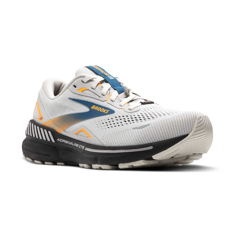 Brooks Adrenaline GTS 23 GTX chaussures de course homme pointe -Oyster Mushroom / Orange / Blue