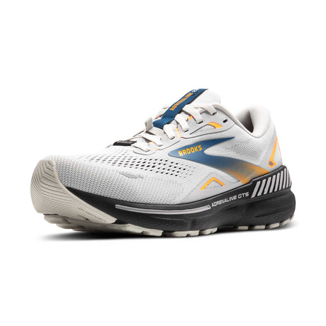 Brooks Adrenaline GTS 23 GTX chaussures de course homme pointe -Oyster Mushroom / Orange / Blue