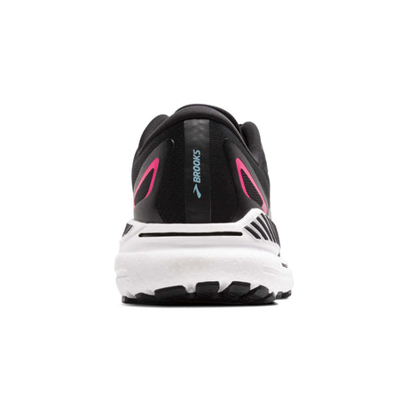 Brooks Adrenaline GTS 23 GTX chaussures de course femme talon -Black / Knockout Pink / Aqua