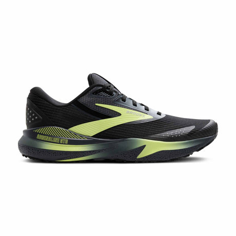 Brooks Adrenaline GTS 24 Weatherized chaussures de course homme - Black / Ebony / New Yellow