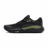 Brooks Adrenaline GTS 24 Weatherized chaussures de course homme lateral - Black / Ebony / New Yellow