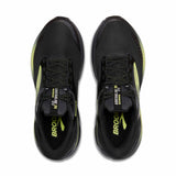 Brooks Adrenaline GTS 24 Weatherized chaussures de course homme empeigne - Black / Ebony / New Yellow