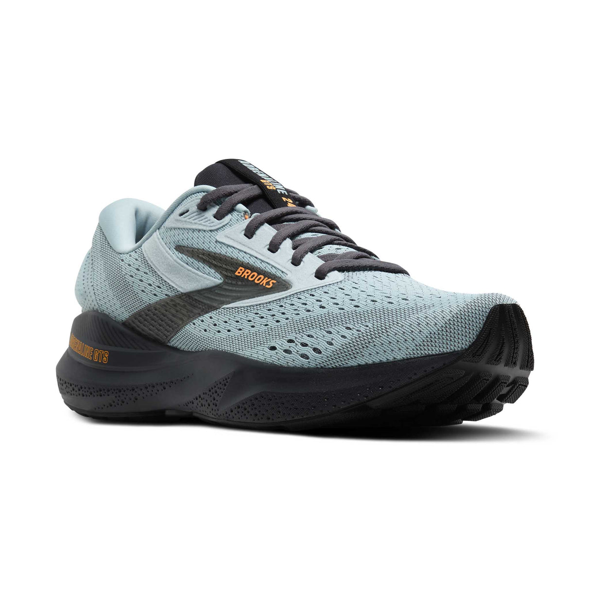 Soulier de course Brooks Adrenaline GTS 24 homme pointe - Winter Sky / Ebony / Orange