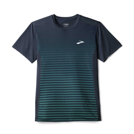 Brooks Atmosphere Short Sleeve 3.0 T-shirt homme - Setting Stripe