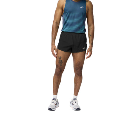 Brooks Breakaway 3-inch short de course à pied homme face live - Noir