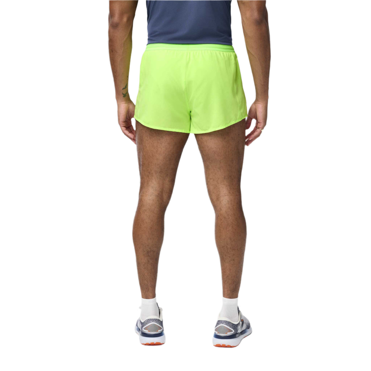 Brooks Breakaway 3-inch short de course à pied homme dos live - Neo Limeade