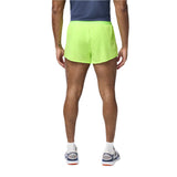 Brooks Breakaway 3-inch short de course à pied homme dos live - Neo Limeade