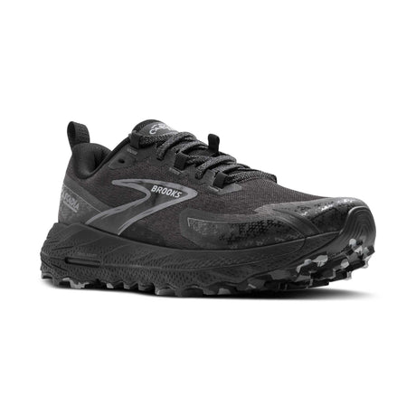 Souliers de trail Brooks Cascadia 18 pour homme pointe - Black / Blackened Pearl / Grey