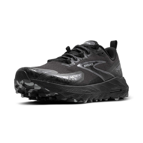 Souliers de trail Brooks Cascadia 18 pour homme pointe - Black / Blackened Pearl / Grey