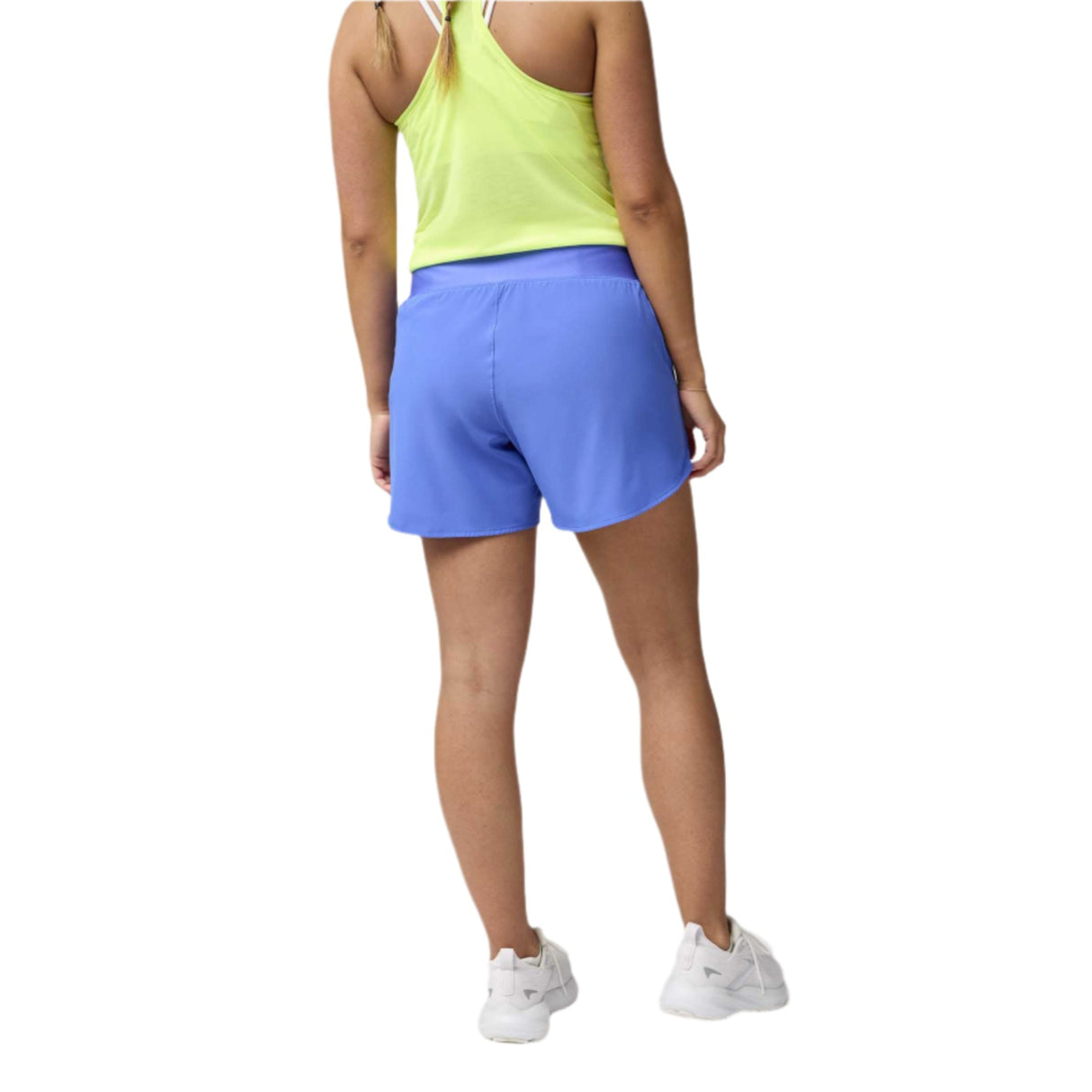 Brooks Chaser 5-inch short de course à pied 2.0 femme dos live - Bluebell