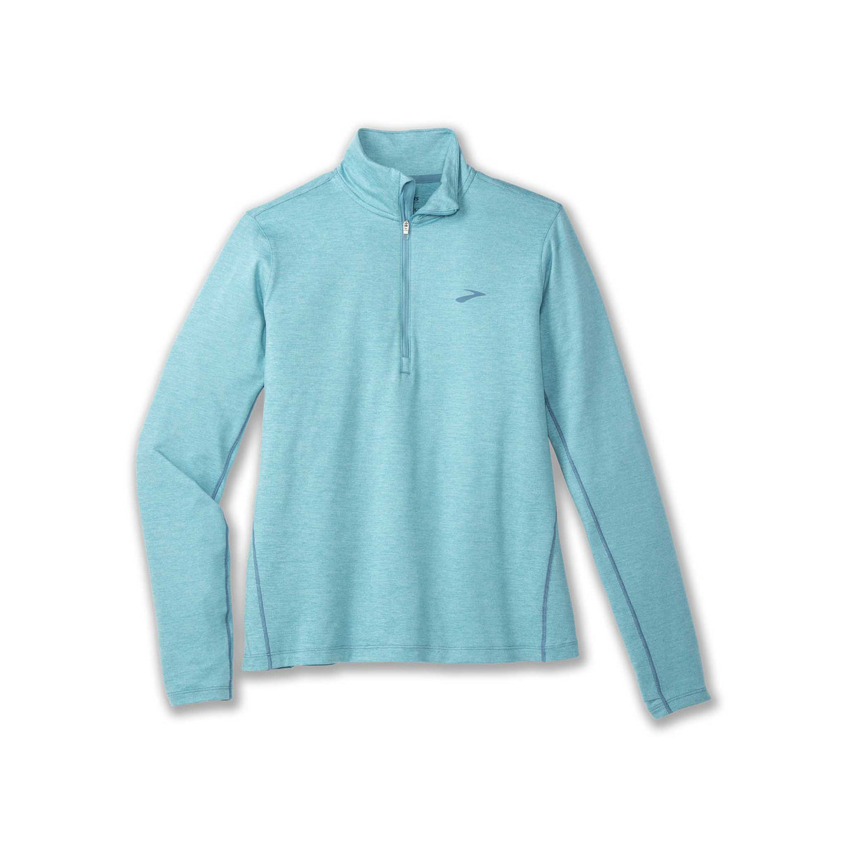 Brooks Dash 1/2 Zip 2.0 chandail de course à pied femme -Htr / Aqua