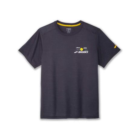 Brooks Distance t-shirt de course à pied à manches courtes 3.0 homme - Asphalt/Mountain