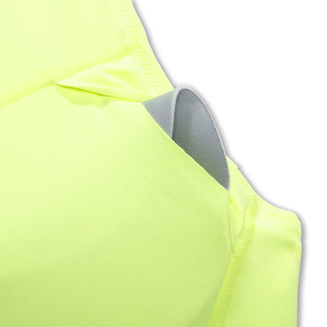 Brooks Drive 3 Pocket Run Bra soutien-gorge de course à pied coussinet amovible - Lt Lime