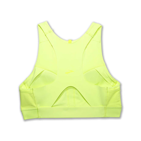 Brooks Drive 3 Pocket Run Bra soutien-gorge de course à pied vue dos- Lt Lime