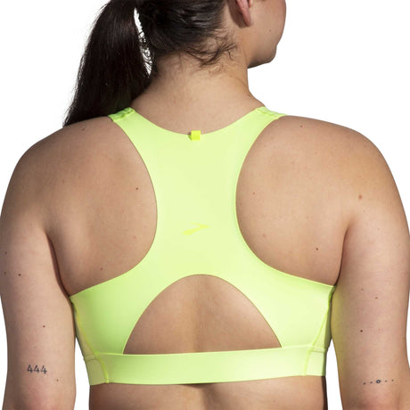 Brooks Drive 3 Pocket Run Bra soutien-gorge de course à pied dos - Lt Lime