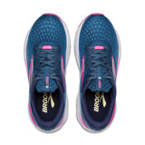 Brooks Ghost 16 GTX chaussures de course femme empeigne- Moroccan Blue / Pink / Yellow