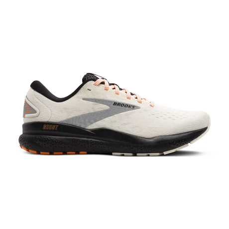 Brooks Ghost 16 souliers de course femme - Ecru / Orange / Black