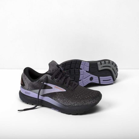 Brooks Ghost 16 souliers de course femme - Ebony / Lavender / Copper