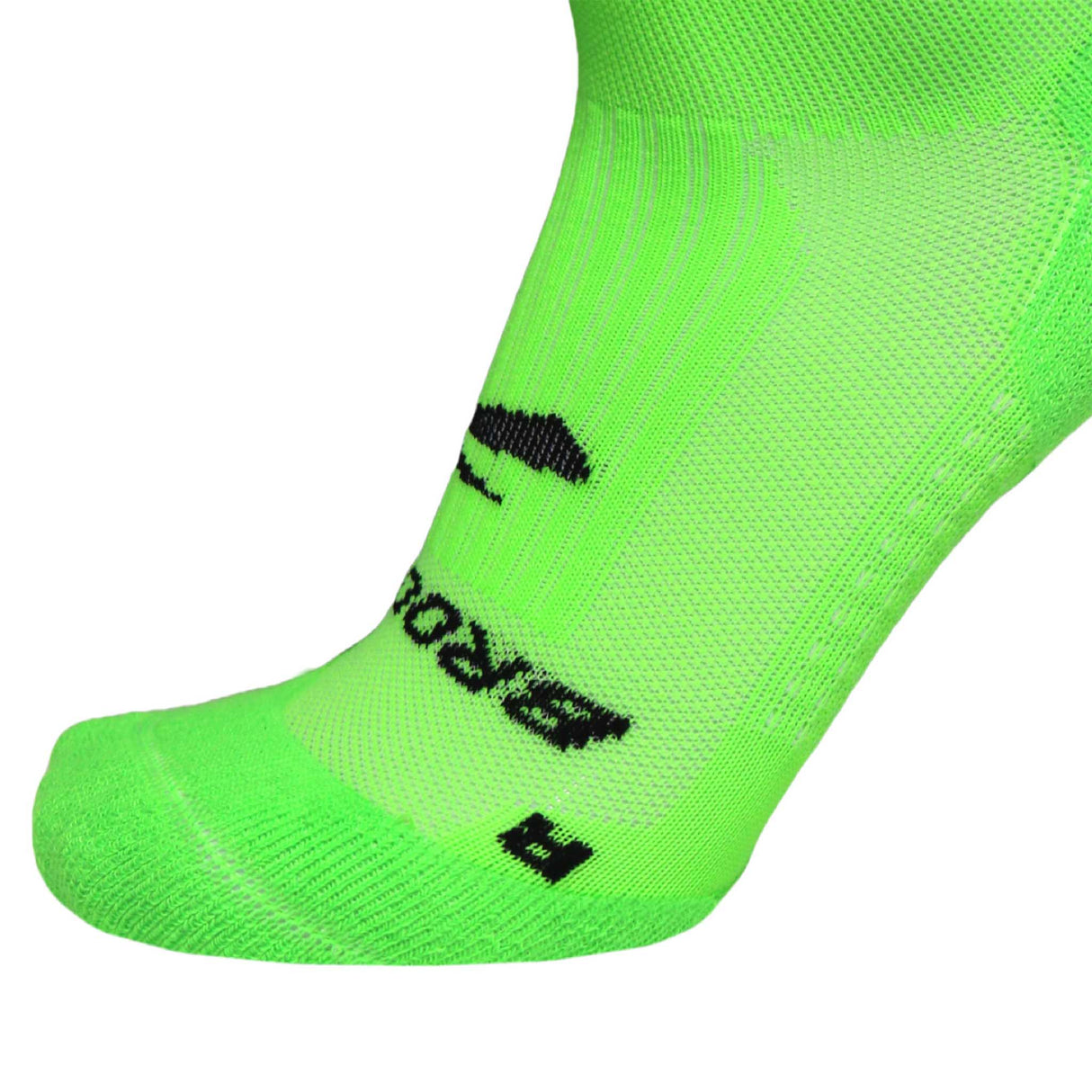 Brooks Ghost Crew chaussettes de course à pied pointe - Neo Limeade / BR