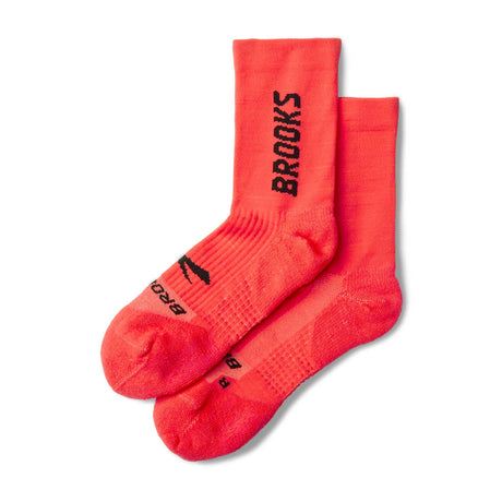 Brooks Ghost Crew chaussettes de course à pied paire - Neo Cayenne