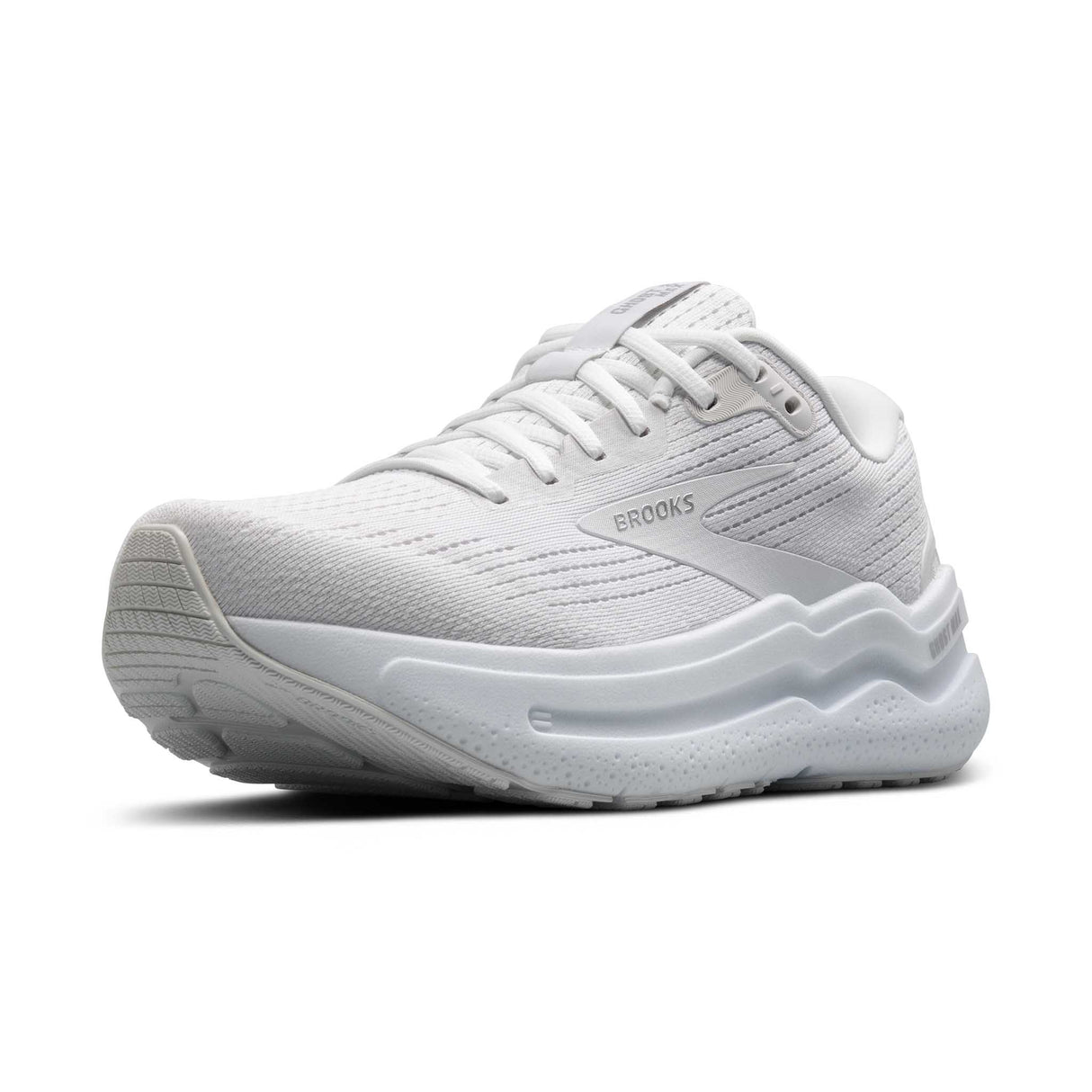 Brooks Ghost Max 2 chaussures de course femme pointe - Bright White / Bright White